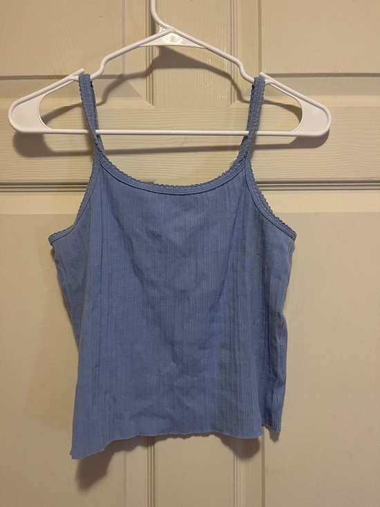 Cotton On Tops - Cotton On Light Blue Ribbed Cami